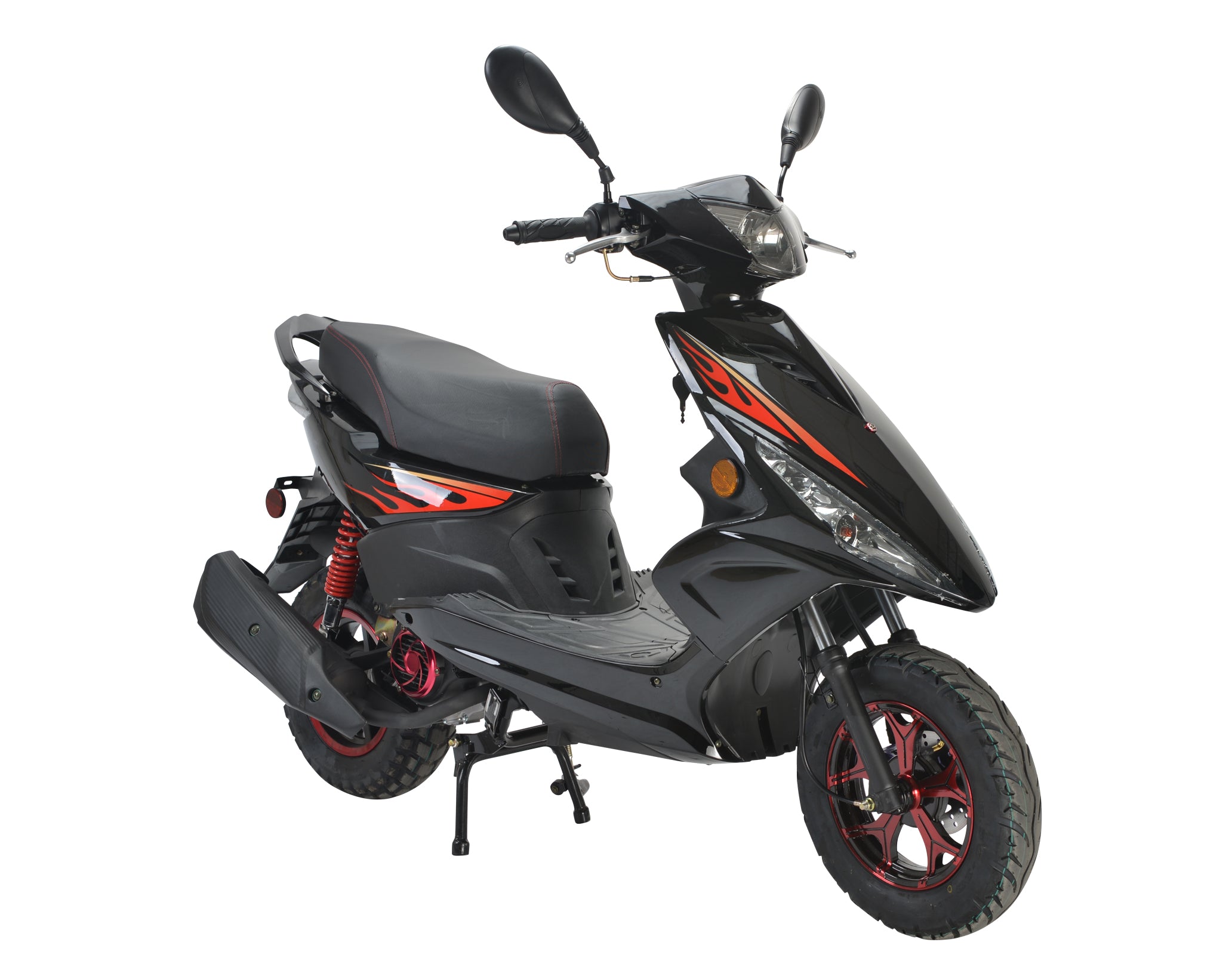 150cc Moped Street Scooter-Black