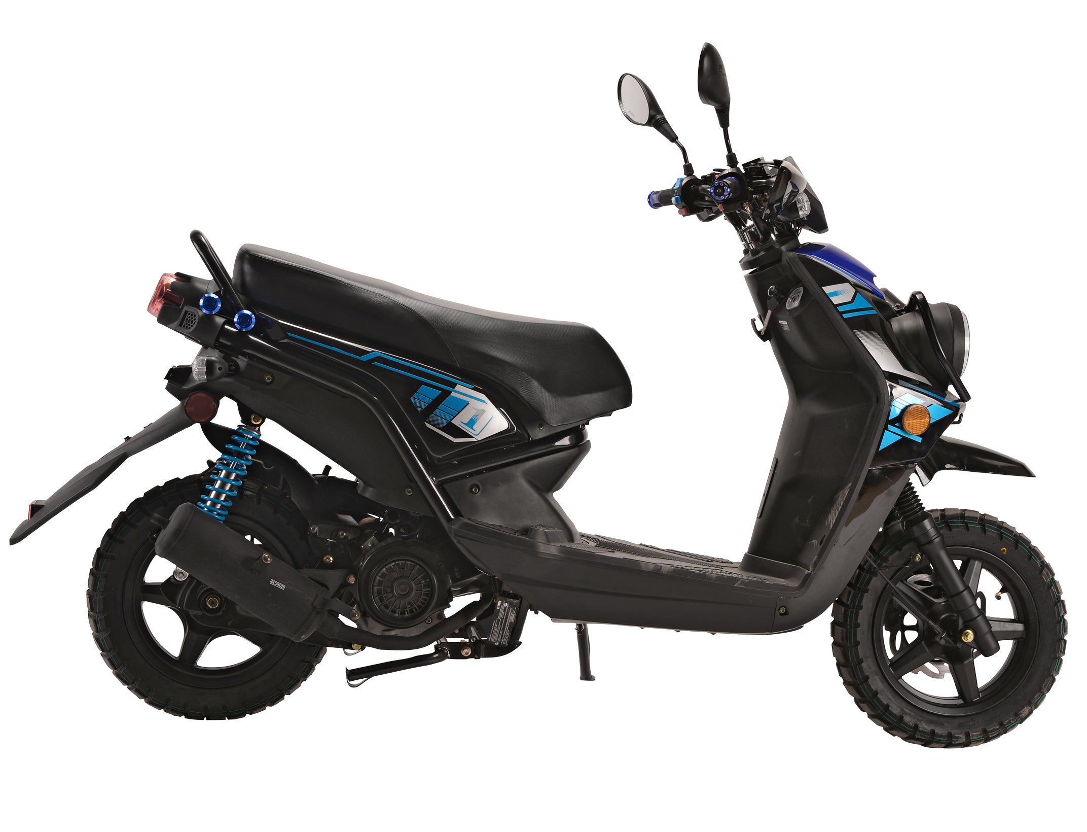 150cc Scooter Moped Rocket150-Black1