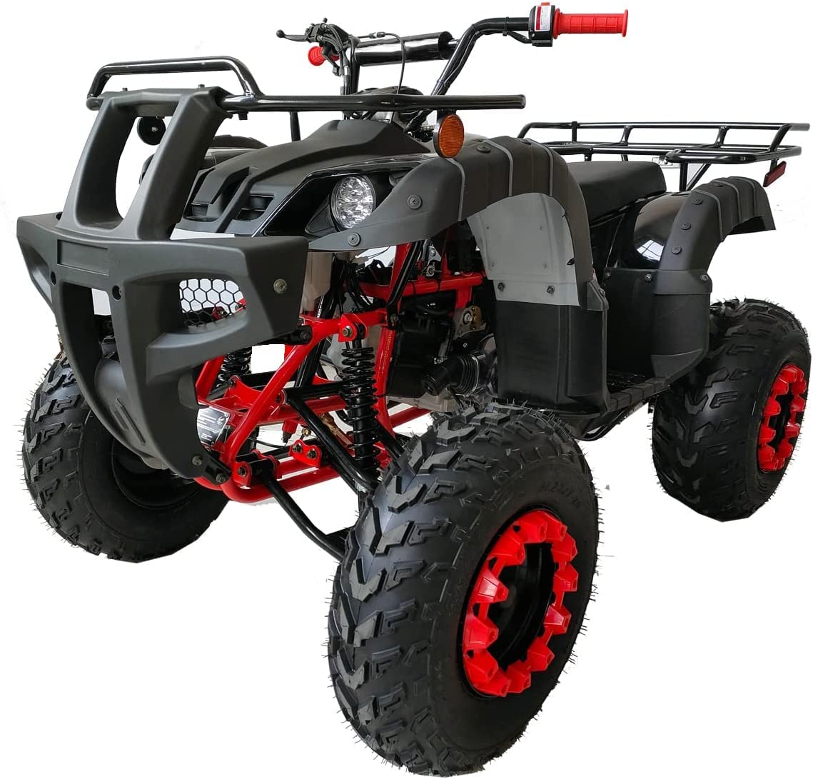 4-Wheeler Utility ATV Full Size-Burgundy