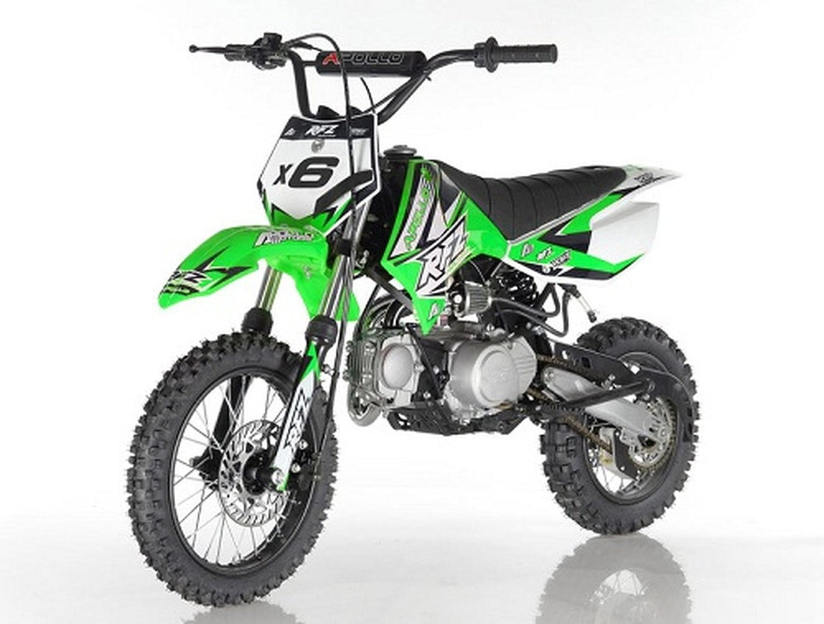 Apollo DB-X6 110cc Semi Automatic Dirt Bike Kick Start – DALLAS