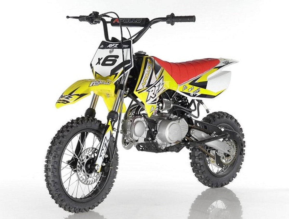 Apollo DB-X6 110cc Semi Automatic Dirt Bike Kick Start – DALLAS