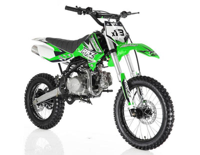 Apollo DB-X18 125cc RFZ Racing Dirt Bike Manual Clutch
