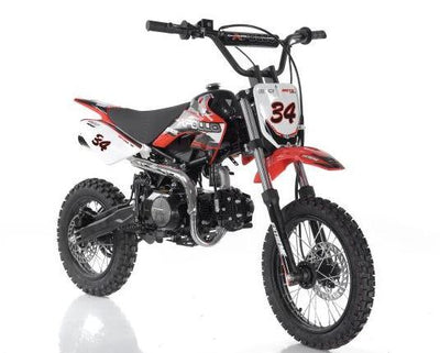 Apollo DB-34CRF 110cc Dirt Bike | Semi-Automatic | Youth Pit Bike | Off-Road