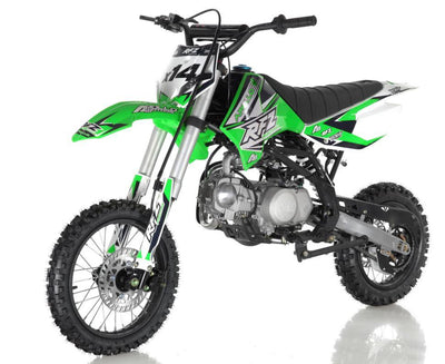 Apollo RFZ DB-X14 125cc Dirt Bike Semi Automatic CARB Approved