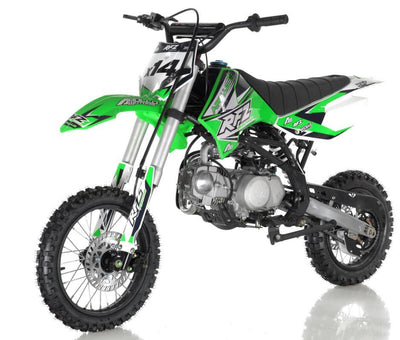 Apollo RFZ DB-X14 125cc Dirt Bike Semi Automatic CARB Approved