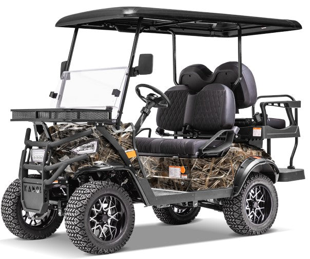Kruiser Electric Golf Cart Camo | 4 Passenger 5000W Electric Cart