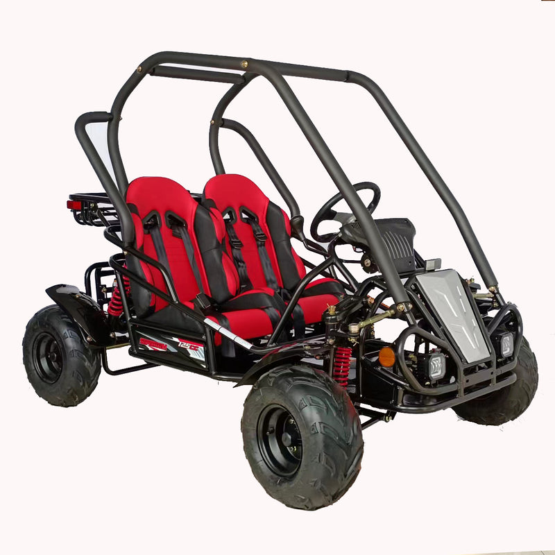 125cc Mini Raptor 2-Seater Go-Kart | Automatic F-N-R | Electric Start | Dual Disc Brakes