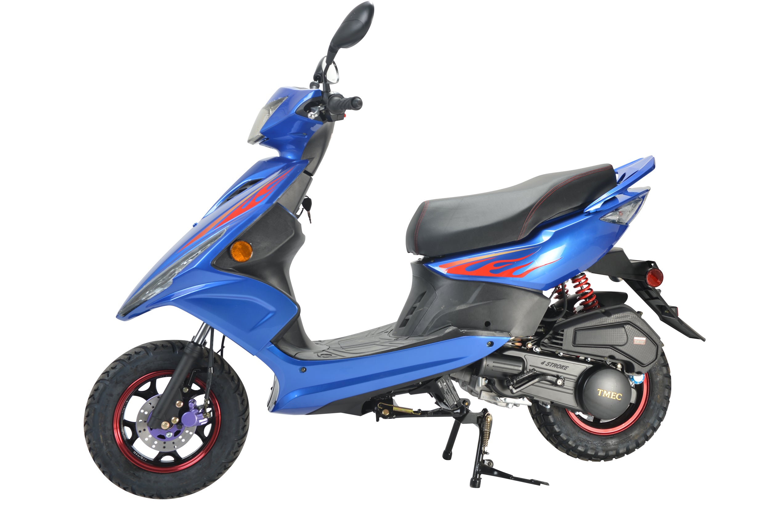 150cc Moped Street Scooter-Blue1