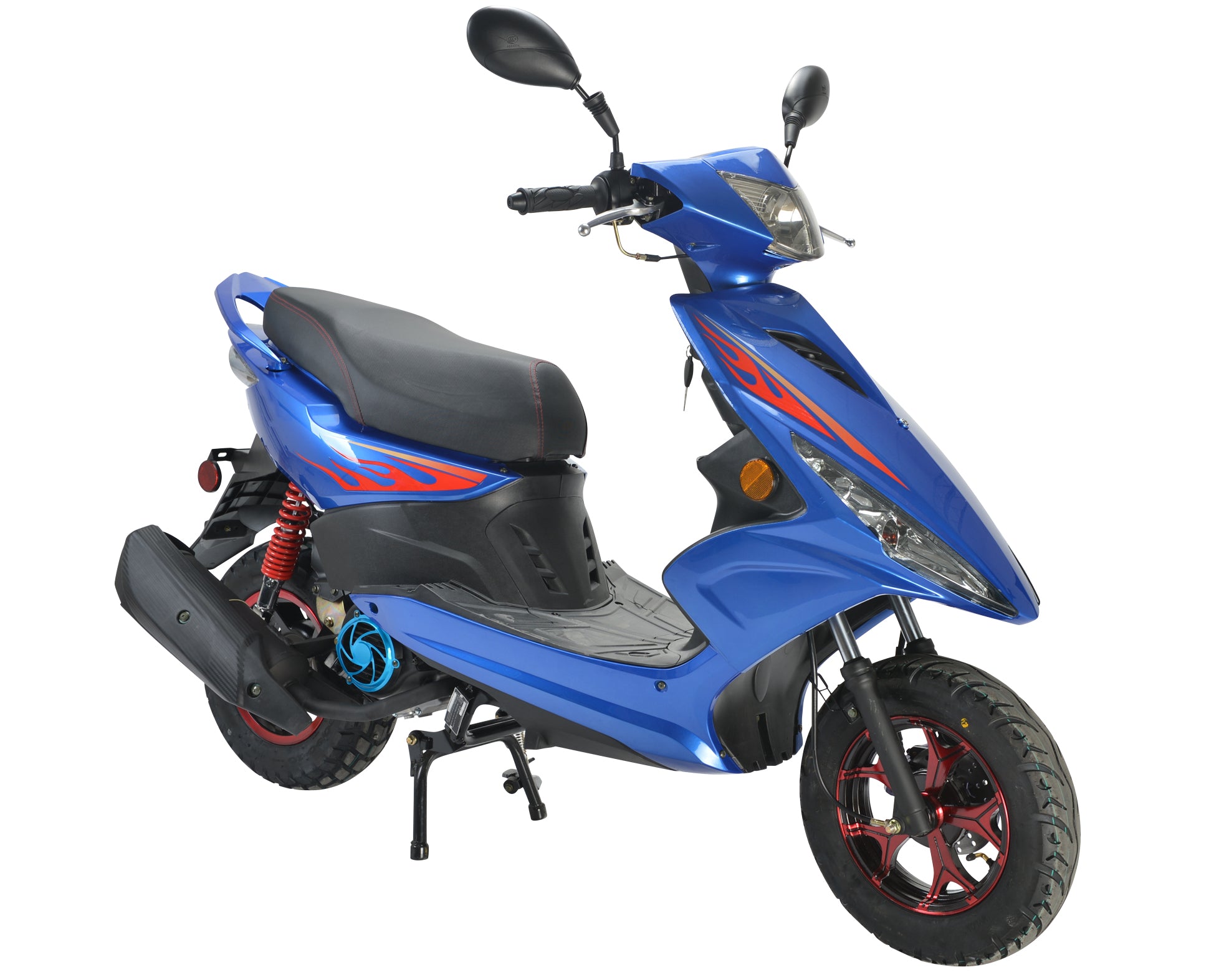 150cc Moped Street Scooter-Blue