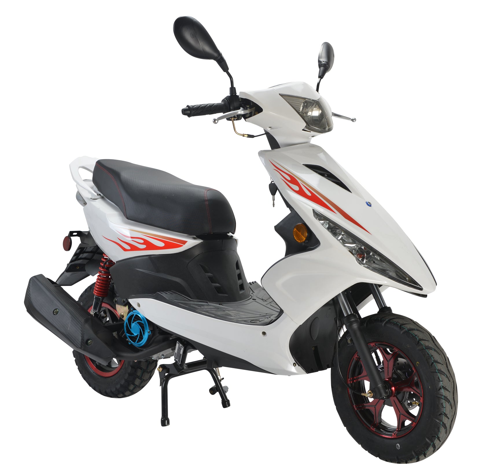 150cc Moped Street Scooter-White