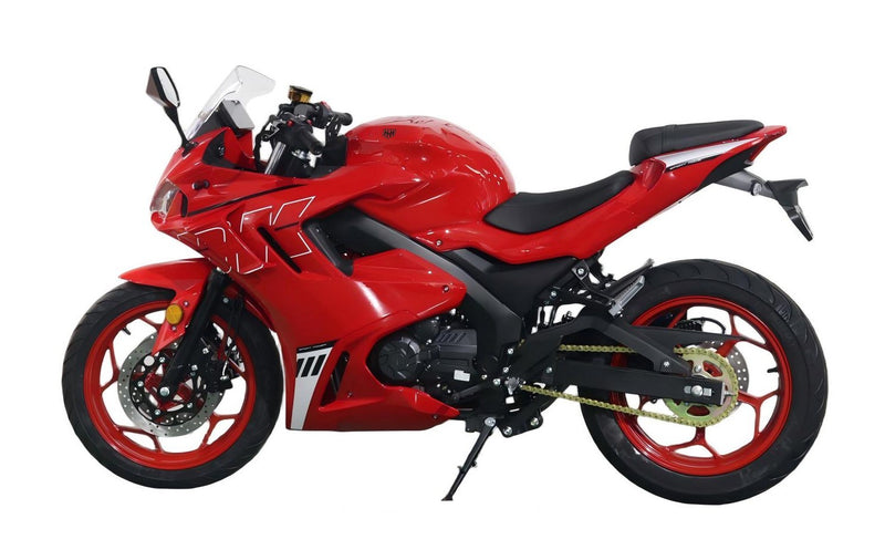 HHH 250cc Street Bike Pista 250 EFI Motorcycle Fuel Injection Manual 6 Speed for Adult Gas Bike (Assembled Inside a Crate)