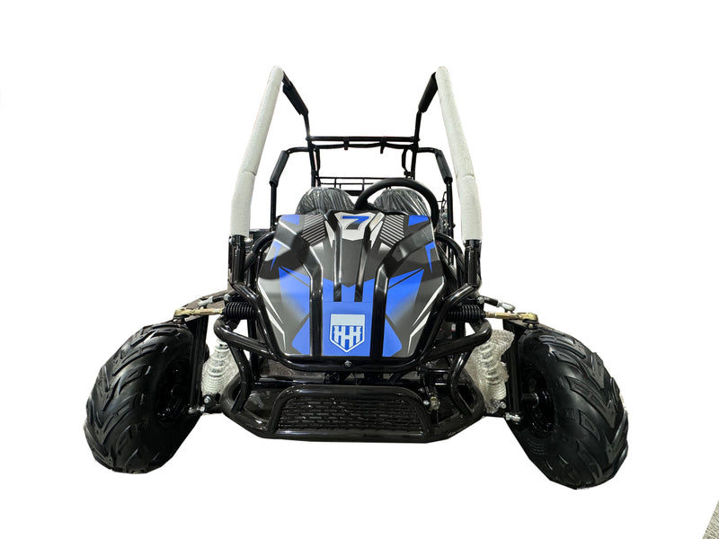 200cc Pull Start 2-Seater Go-Kart | Pull Start | Full Suspension | Dual Rear Shocks