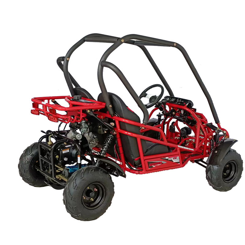 HHH 125cc Go Kart GKT125-9 Spyder | Electric Start | 3-Speed Chain Drive