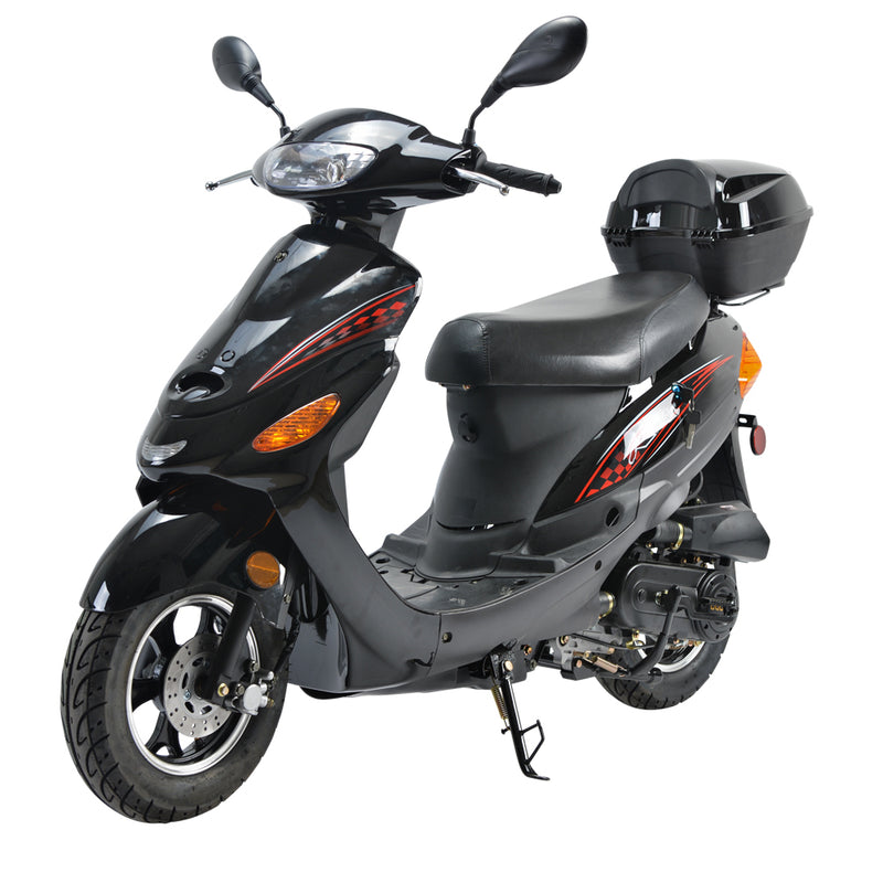 49cc Street Legal Automatic Scooter | CVT Automatic | Street Legal | Matching Rear Trunk