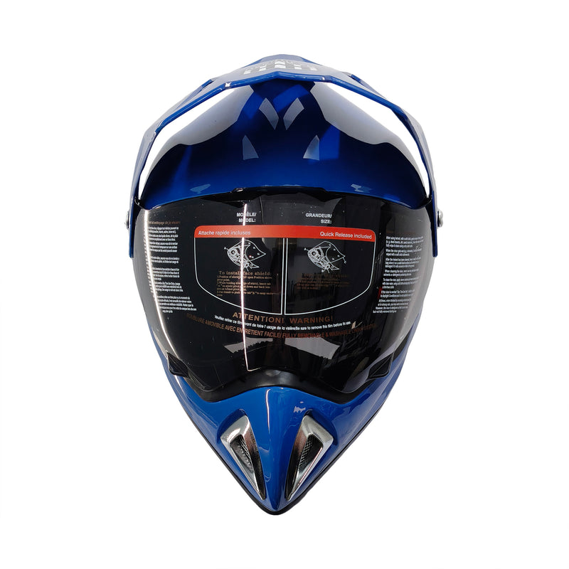 HHH Helmet Adult Dirt Bike Full Face Visor DOT Certified (Free Shipping)