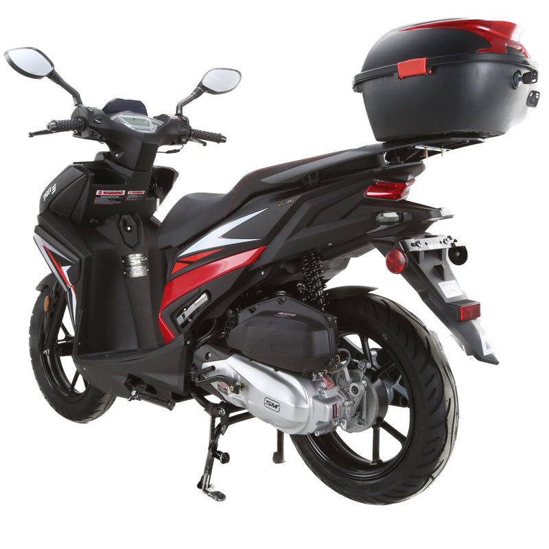 Clash 200-EFI Spider Scooter | Fuel Injected Automatic Moped | Adult Street Scooter with Trunk