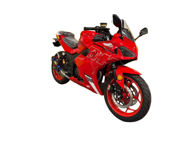 HHH 250cc Street Bike Pista 250 EFI Motorcycle Fuel Injection Manual 6 Speed for Adult Gas Bike (Assembled Inside a Crate)