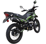 HHH Eagle 250 Dirt Bike HAWK 4-Stroke Gas Dual Sport Enduro Motorcycle 5-Speed Manual Transmission Electric/Kick Start  21"/18" Wheels, Front & Rear Hydraulic Disc Brakes
