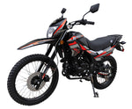 HHH Eagle 250 Dirt Bike HAWK 4-Stroke Gas Dual Sport Enduro Motorcycle 5-Speed Manual Transmission Electric/Kick Start  21"/18" Wheels, Front & Rear Hydraulic Disc Brakes
