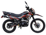 HHH Eagle 250 Dirt Bike HAWK 4-Stroke Gas Dual Sport Enduro Motorcycle 5-Speed Manual Transmission Electric/Kick Start  21"/18" Wheels, Front & Rear Hydraulic Disc Brakes