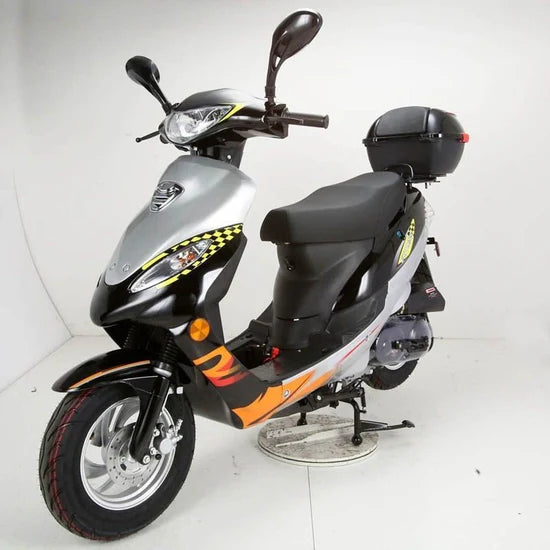 Express QX-50 49cc Gas Scooter | CVT Automatic | CARB Approved | 10″ Wheels