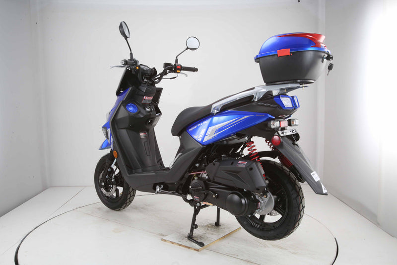Vitacci Fighter Pro 150 Scooter | Matching Rear Trunk | Digital Speedometer | LED Lighting