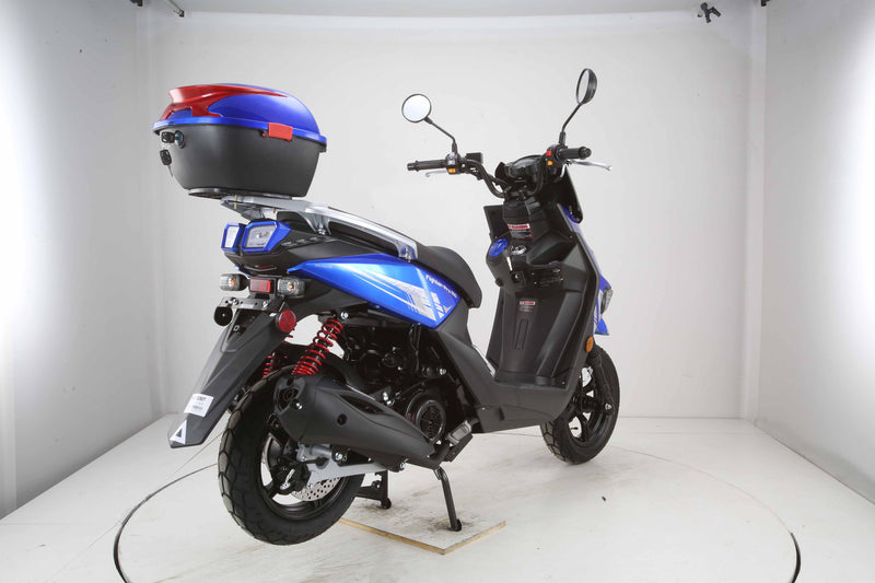 Vitacci Fighter Pro 150 Scooter | Matching Rear Trunk | Digital Speedometer | LED Lighting