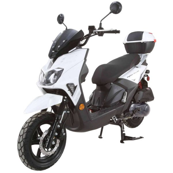 Vitacci Fighter Pro 150 Scooter | Matching Rear Trunk | Digital Speedometer | LED Lighting