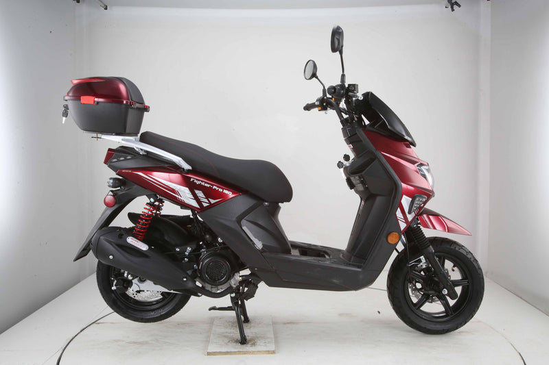 Vitacci Fighter Pro 150 Scooter | Matching Rear Trunk | Digital Speedometer | LED Lighting