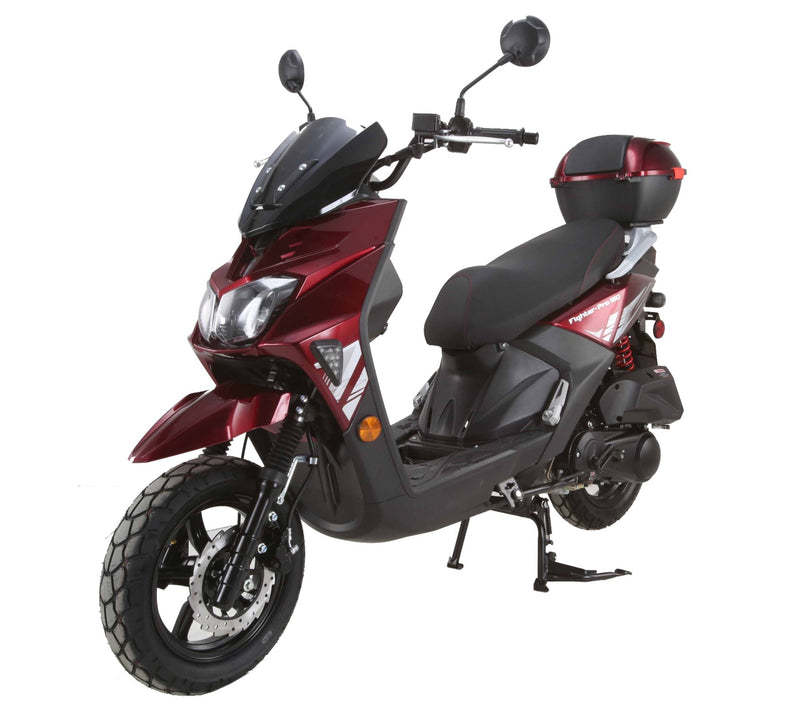 Vitacci Fighter Pro 150 Scooter | Matching Rear Trunk | Digital Speedometer | LED Lighting