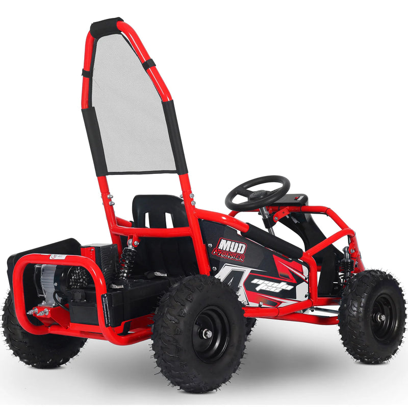Gas Mud Monster GK008 98cc Go-Kart | Pull Start | Full Suspension | CARB Approved
