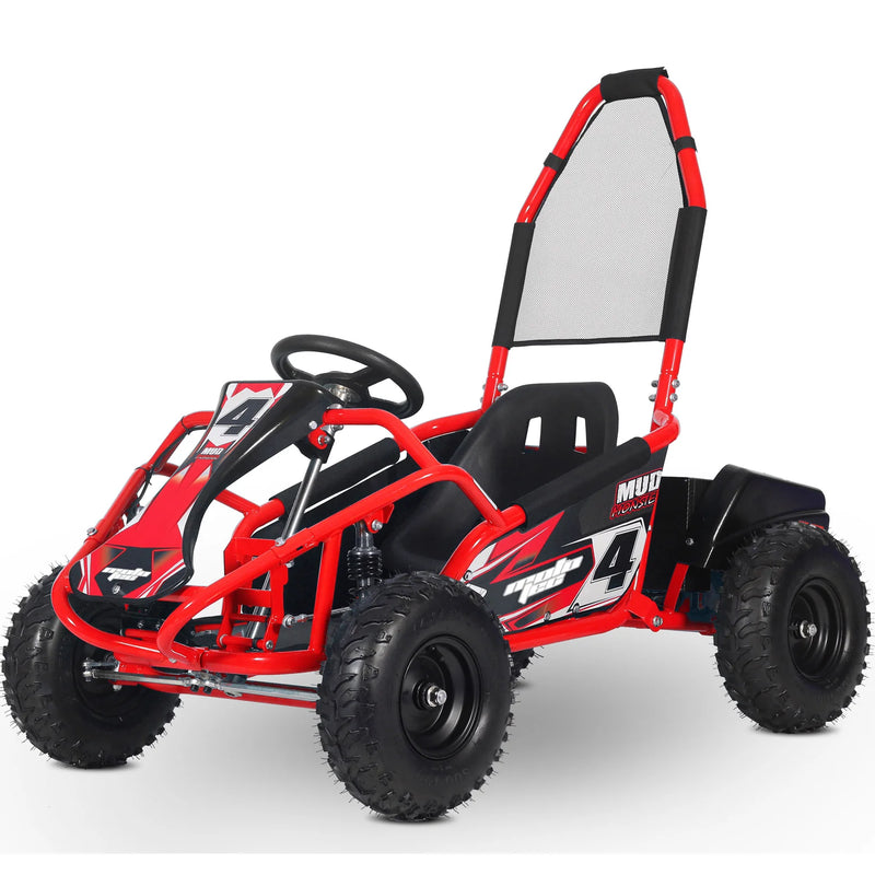 Gas Mud Monster GK008 98cc Go-Kart | Pull Start | Full Suspension | CARB Approved