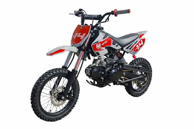 HHH DB-14 DELUXE 110cc Dirt Bike Fully Automatic Off Road Pit Bike Gas bike Dirt bike for youth