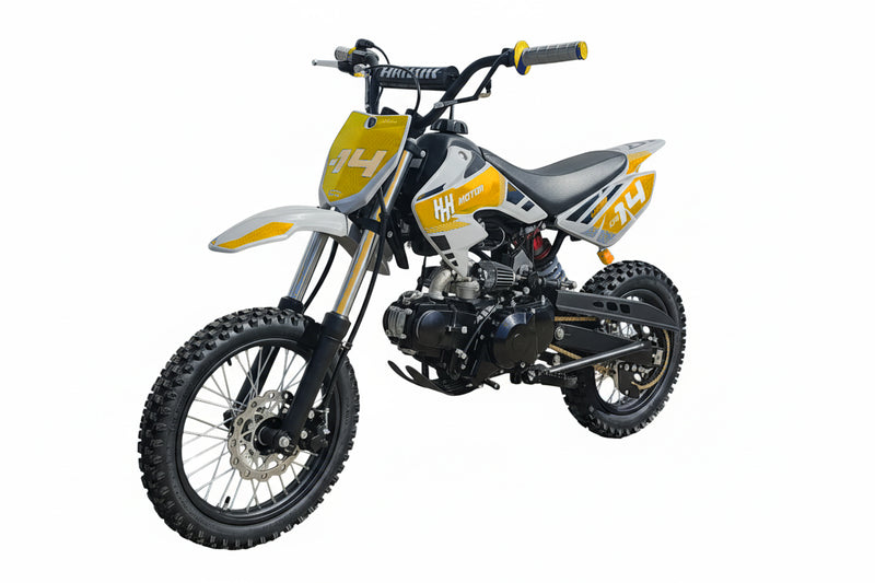 HHH DB-14 DELUXE 110cc Dirt Bike Fully Automatic Off Road Pit Bike Gas bike Dirt bike for youth