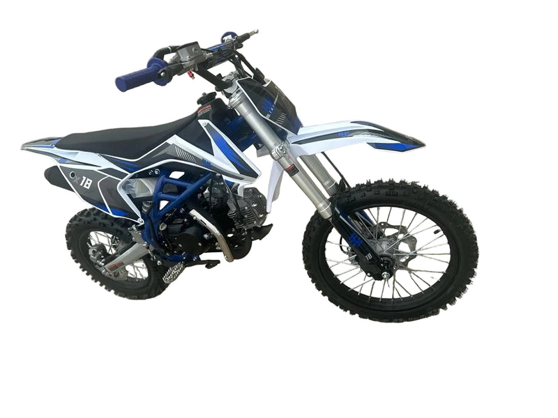 HHH X18 125cc Dirt Bike | Manual Clutch 4-Speed | Electric Start | 17/14 Wheels