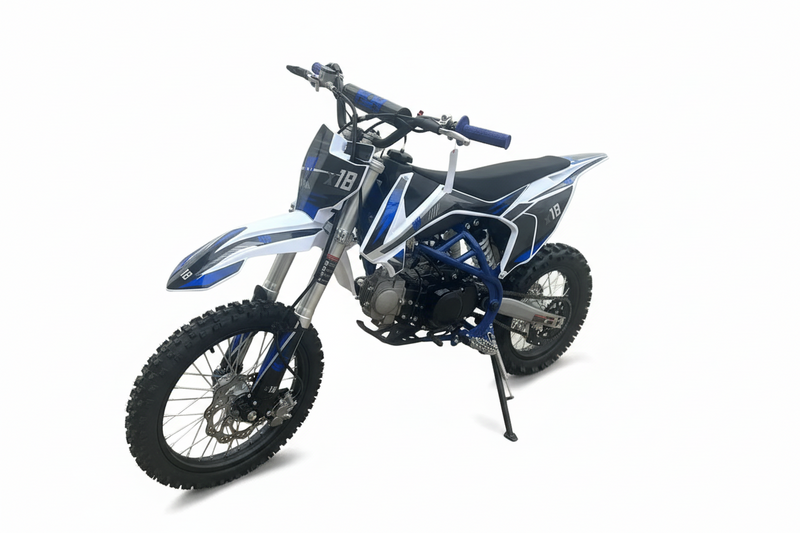 HHH X18 125cc Dirt Bike | 4-Stroke Manual Clutch | 17/14 Wheels | Electric Start