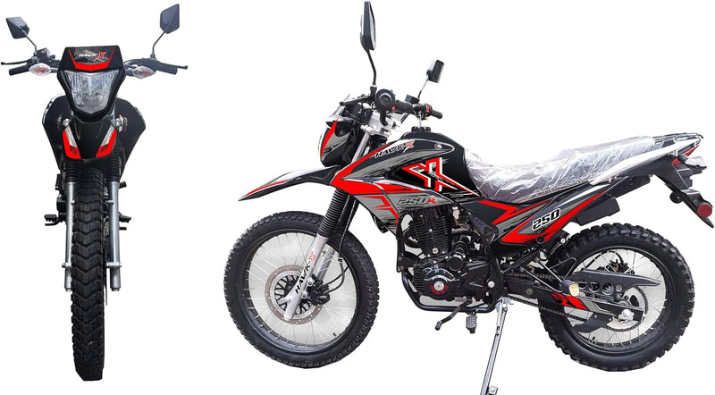 HHH Hawk X Enduro 250 Motorcycle manual transmission 5-Speed 21" front Tire with Carburetor