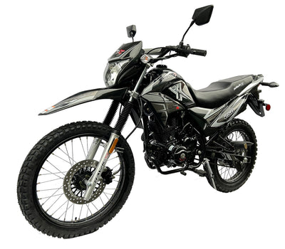 Hawk-X 250cc Street Legal Motorcycle | 5-Speed Manual | DOT Lights | 21/18 Tires