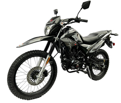 Hawk-X 250cc Street Legal Motorcycle | 5-Speed Manual | DOT Lights | 21/18 Tires