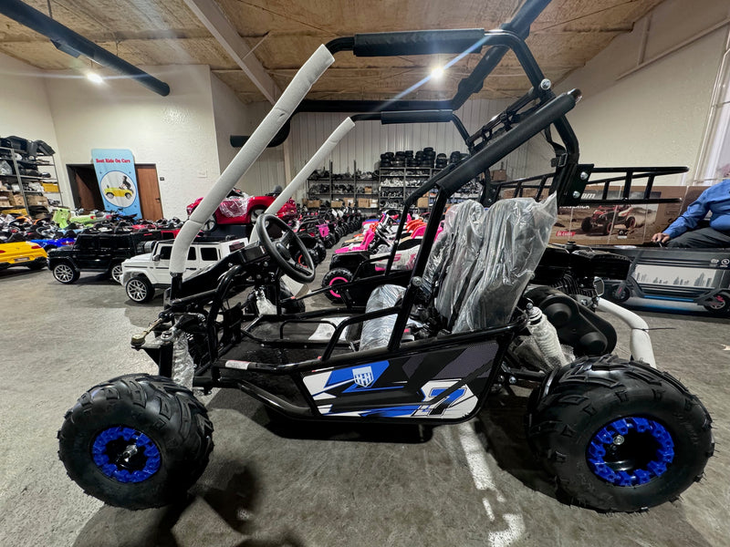200cc Pull Start 2-Seater Go-Kart | Pull Start | Full Suspension | Dual Rear Shocks