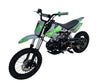 HHH DB14 110cc Dirt Bike Semi-Auto Off Road Dirt Bike Pit Gas bike for youth and kids (Green)