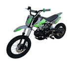 HHH DB14 110cc Dirt Bike Semi-Auto Off Road Dirt Bike Pit Gas bike for youth and kids (Green)