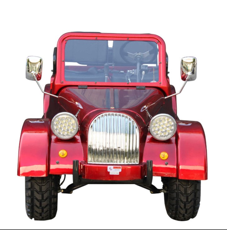 Vitacci Classic Jeep GR-5 125cc Go Kart | 3-Speed Manual with Reverse | Spare Tire Utility Kart