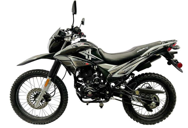 Hawk-X 250cc Street Legal Motorcycle | 5-Speed DOT – DALLAS POWER