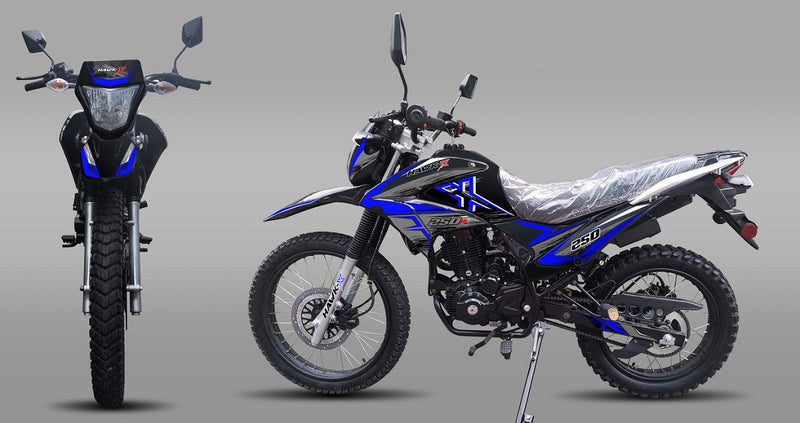 Hawk-X 250cc Street Legal Motorcycle | 5-Speed DOT – DALLAS POWER