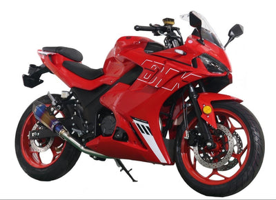 HHH 250cc Street Bike Pista 250 EFI Motorcycle Fuel Injection Manual 6 Speed for Adult Gas Bike (Assembled Inside a Crate)