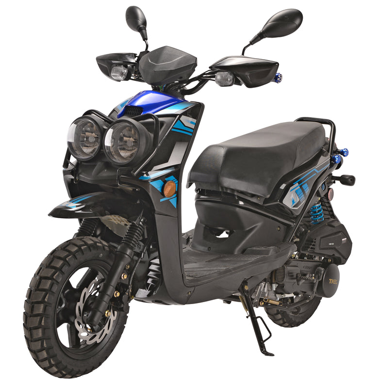 Rocket 150cc Street Gas Scooter | Automatic Moped | Adult Scooter with 12” Aluminum Wheels
