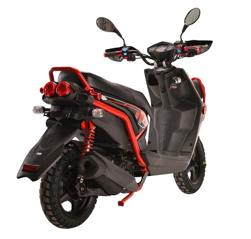 Rocket 150cc Street Gas Scooter | Automatic Moped | Adult Scooter with 12” Aluminum Wheels