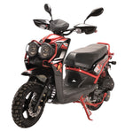Rocket 150cc Street Gas Scooter | Automatic Moped | Adult Scooter with 12” Aluminum Wheels