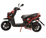 Rocket 150cc Street Gas Scooter | Automatic Moped | Adult Scooter with 12” Aluminum Wheels